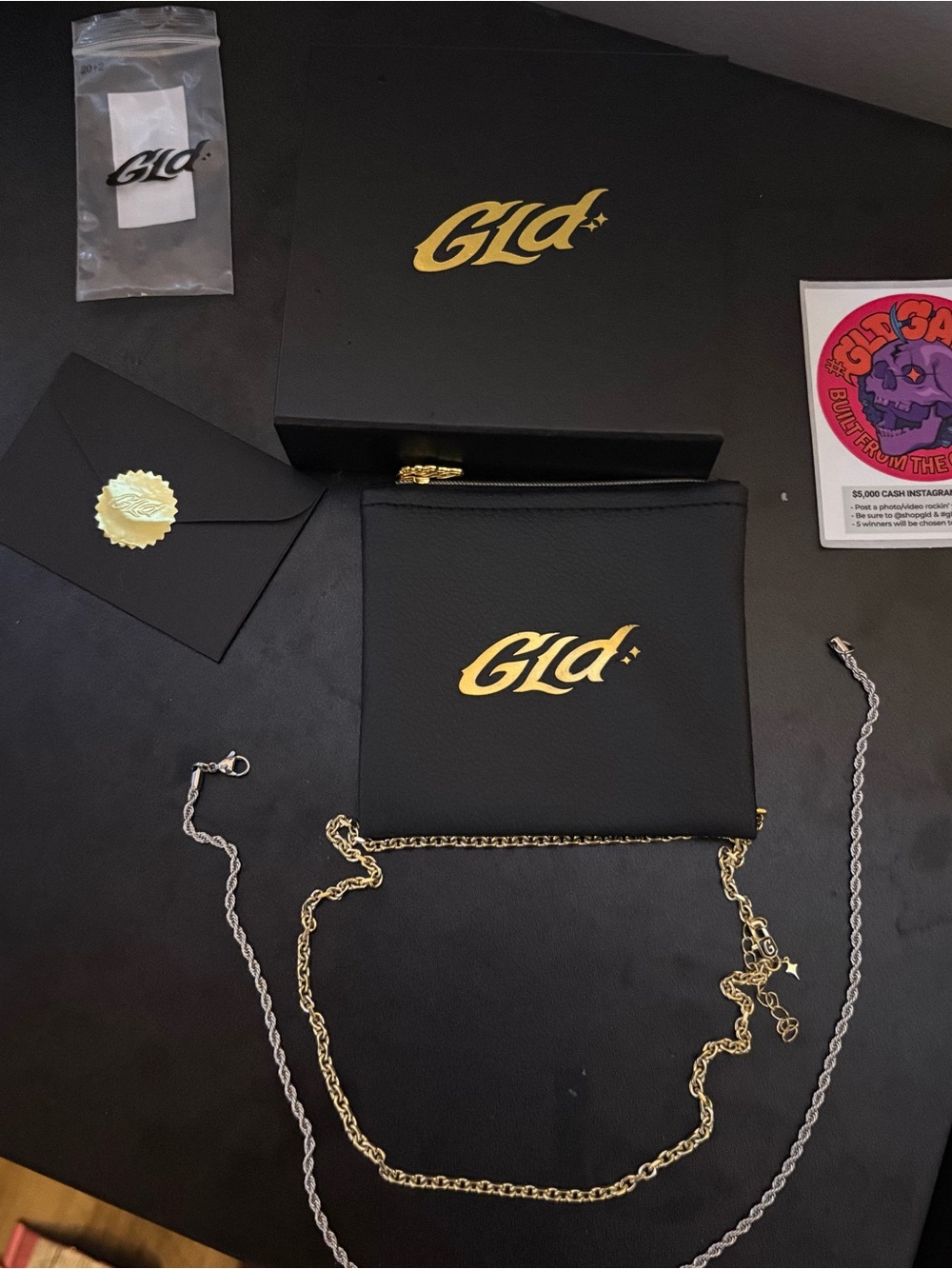 GLD Gold and Silver Chain
